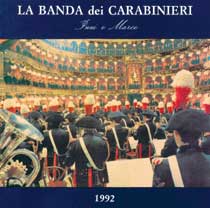 La copertina del disco La Banda dei Carabinieri 1992
