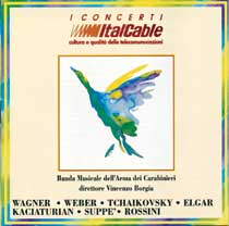 La copertina del disco I Concerti Italcable - Banda Musicale dell'Arma dei Carabinieri del 1992