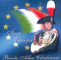 La copertina del disco Inni d'Europa