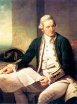 James Cook in un ritratto dell'epoca
