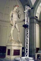 Il David di Michelangelo, il cui restauro, è terminato nel 1994