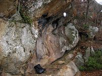 Resti della grotta Riparo Ranaldi 