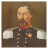 Il capitano Gerolamo Berlinquer, medaglia d'oro nel 1835.