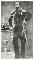 Il Maggiore Francesco Saverio Massiera che fu inviato in Sicilia per assumere il comando dei carabinieri dell'Isola.