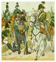 La gendarmeria austriaca in Lombardia .