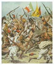 le truppe in Eritrea di ritorno dagli estremi confini dell'Impero (Domenica del Corriere).