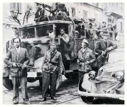19 aprile 1945, le ultime azioni di combattimento delle formazioni partigiane contro i fascisti a Torino.