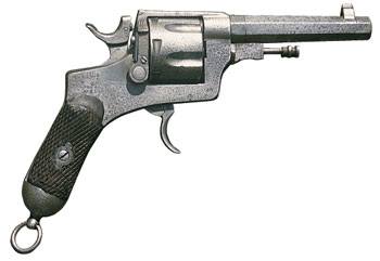 Revolver modello 1889 Bodeo, conosciuta come “Pistola Bodeo”.