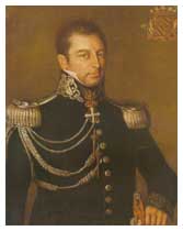Il colonnello Carlo L'odi di Capriglio, che fu comandante generale dei Corpo dei Carabinieri dal gennaio 1815 all'ottobre 1816.
