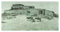 Forte Enda Jesus a Macallè (illustrazione italiana, 1895).