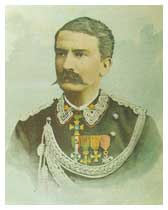 Il Tenente Generale Antonio Baldissera, comandante supremo delle truppe italiane in Africa.