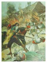 L'insurrezione di Candia in una tavola dell'Illustrazione Italiana.