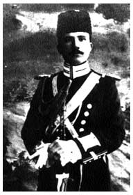 Il Tenente dei Carabinieri Erminio Mazza, nell'uniforme di ufficiale onorario dell'Esercito ottomano.