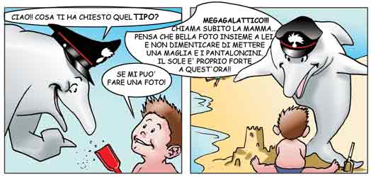 Fidelio chiede al bimbo cosa ha detto lo sconosciuto e gli dice di avvisare la mamma