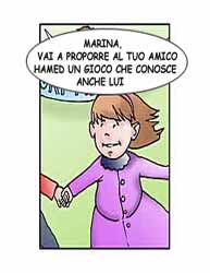 Fidelia suggerisce a Martina di coinvolgere anche Hamed nella festa