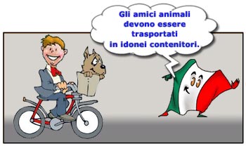 Vignetta trasporto di animali.