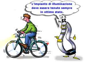 L'impianto di illuminazione deve essere tenuto sempre in ottimo stato.