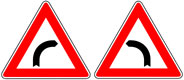 CURVA PERICOLOSA (DESTRA E SINISTRA)