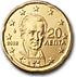 Moneta greca da 20 centesimi di Euro