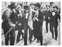L'arresto di Benito Mussolini durante la 