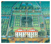 La villa medicea di Castello, a Firenze, sede dell'Accademia