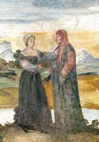 Casa di Petrarca: Laura e il Poeta