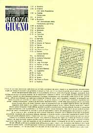 Mese di giugno - pagina di sinistra