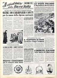 Giornale "Il Carabiniere della Nuova Italia"