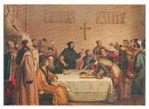 Giuseppe Diotti, Il giuramento di Pontida (Milano, Galleria d'Arte Moderna)