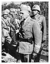 Il generale Messe, al Comando della 1a Armata italiana, già Acit (Armata corazzata italo-tedesca)