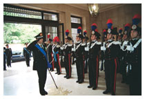 Il Comandante Generale, Generale Luciano Gottardo, fa il suo ingresso al Comando Generale