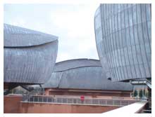 Le cupeole dell'Auditorium di Roma, opera di Renzo Piano