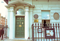 La casa in cui Wilde visse a Dublino.