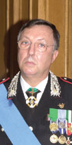 Il Capo di Stato Maggiore, generale di Divisione Elio Toscano.