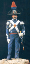 Brigadiere a piedi in gran montatura, 1870