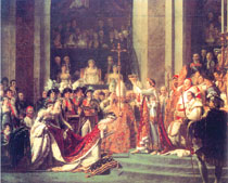 Jacques-Louis David, L'incoronazione di Napoleone e Giuseppina (Parigi, Louvre)