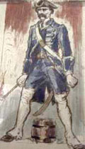 Pietro Micca in un dissegno dell'800