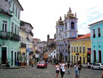 Il Pelourinho, caratteristico centro storico di Salvador Bahia.