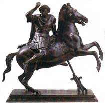 Statuetta in bronzo di Alessandro Magno