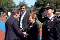 Un momento della cerimonia