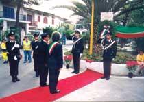 Un momento della cerimonia