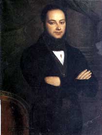 Paolo Bozzini, Ritratto di Camillo Benso conte di Cavour in età giovanile (Roma, Museo Centrale del Risorgimento)