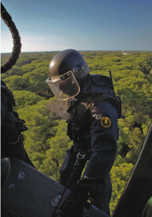 Operatore del GIS in azione
