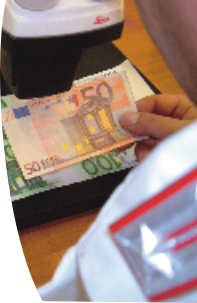 Verifica autenticità di banconote di EURO