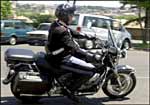 Corazziere su moto GUZZI V1000