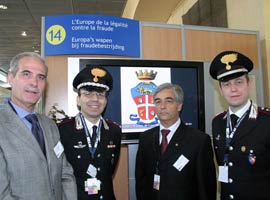 Ufficiali dell'Arma dei Carabinieri all'Open Day