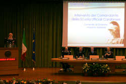 Un momento della cerimonia