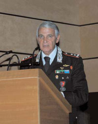 Relazione del Comandante della Scuola Ufficiali Carabinieri, Gen. D. Vittorio Barbato
