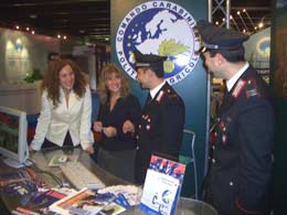 Personale del Comando Carabinieri Politiche Agricole partecipa ad una fiera
