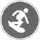 Segni grafici per segnali di obbligo -Utilizzare lo snowboard